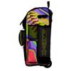 Boombah Rolling Superpack Baseball/Softball Gear Bag - Telescopic Handle - Holds 4 Bats - Wheeled Version - Softball Focus Optic Yellow/Black/Amethyst Orchid view 4