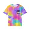 AIMAOMI Girls Fashion Cute ink Tie Dyed Cartoon Crewneck Crop Tops Birthday T Shirts Tees Preppy (K, 11-12 Years) view 2