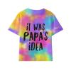 AIMAOMI Girls Fashion Cute ink Tie Dyed Cartoon Crewneck Crop Tops Birthday T Shirts Tees Preppy (K, 11-12 Years) view 3