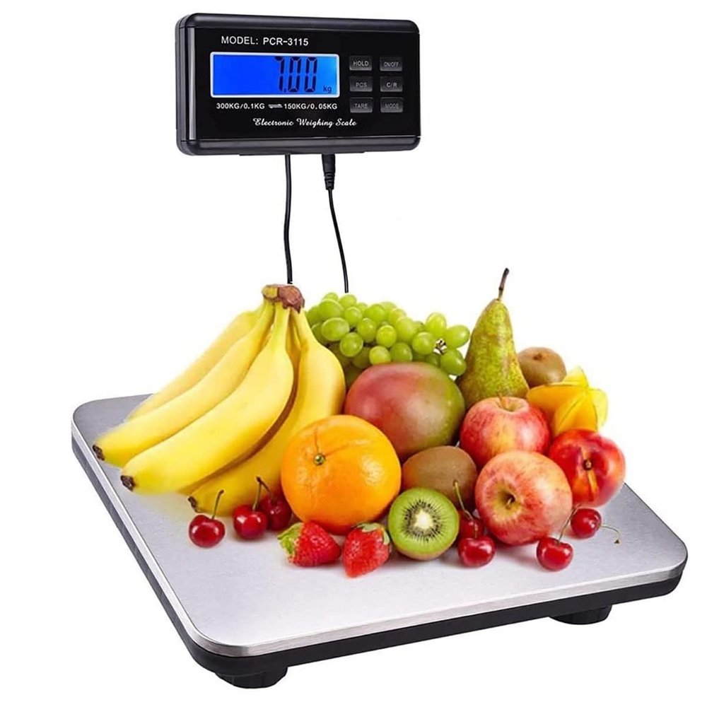 EDCWDTYYEC Digital Shipping Scale 660lbs 0.1 Kg High Accuracy Postal Scale Hold/Tare Function LCD Display Postal Scale for Packages/Luggage/Home/Post Office Scales