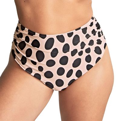 Panache High Waist Brazilian Bikini Bottom (SW1765),16-XL,Amalfi Print - Amalfi Print,XL