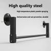 Chin Up Bar Steel wall mounted pull up bar,Home gym upper arm strength training horizontal bar,Safe load 300kg (Size: Style 1) view 4
