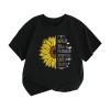AIMAOMI Baby Girl Clothes Outfit Flower Print Short Sleeve T Shirts Tops Toddler Summer Shorts Set (Black, 2-4 Years) view 3