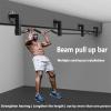 Chin Up Bar Steel wall mounted pull up bar,Home gym upper arm strength training horizontal bar,Safe load 300kg (Size: Style 2) view 2