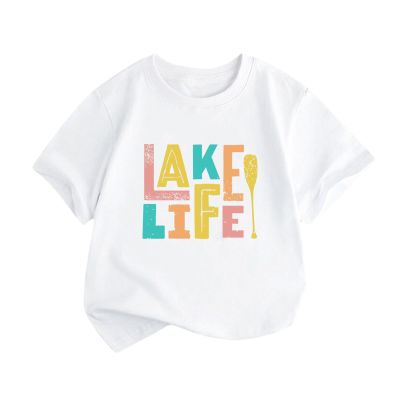 AIMAOMI Toddler Baby Girls Shirt Funny Letter Print Youth Shirt Tops Trendy Tee Blouse Casual Holiday (White, 2-4 Years)