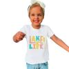 AIMAOMI Toddler Baby Girls Shirt Funny Letter Print Youth Shirt Tops Trendy Tee Blouse Casual Holiday (White, 2-4 Years) view 2