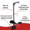 Outslayer Heavy Duty Punching Bag Stand - 7.8ft / 6.8ft Heavy Bags up to 350lbs - Made in USA - Filled or Unfilled Sandbags - Easy Assembly (with Filled Sand Bags, 6'8 Ft Heavy Duty Stand) view 2