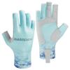 BASSDASH ALTIMATE UPF 50+ Womens Fishing Gloves UV Sun Protection Fingerless Gloves for Kayaking Paddling Hiking Cycling Driving Shooting Training view 1
