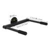 Wall-Mounted Pull-Up Bars and Dip Station,Heavy Duty Chin Up Bar,Indoor Home Gym Workout, Black view 2