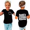 AIMAOMI 3rd Birthday Shirt Baby Girls Three Year Tops Third Birthday T-Shirt Clothes Outfit Happy (Black, 3-4 Years) view 1