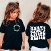 AIMAOMI 3rd Birthday Shirt Baby Girls Three Year Tops Third Birthday T-Shirt Clothes Outfit Happy (Black, 3-4 Years) view 2