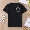 AIMAOMI 3rd Birthday Shirt Baby Girls Three Year Tops Third Birthday T-Shirt Clothes Outfit Happy (Black, 3-4 Years) view 4