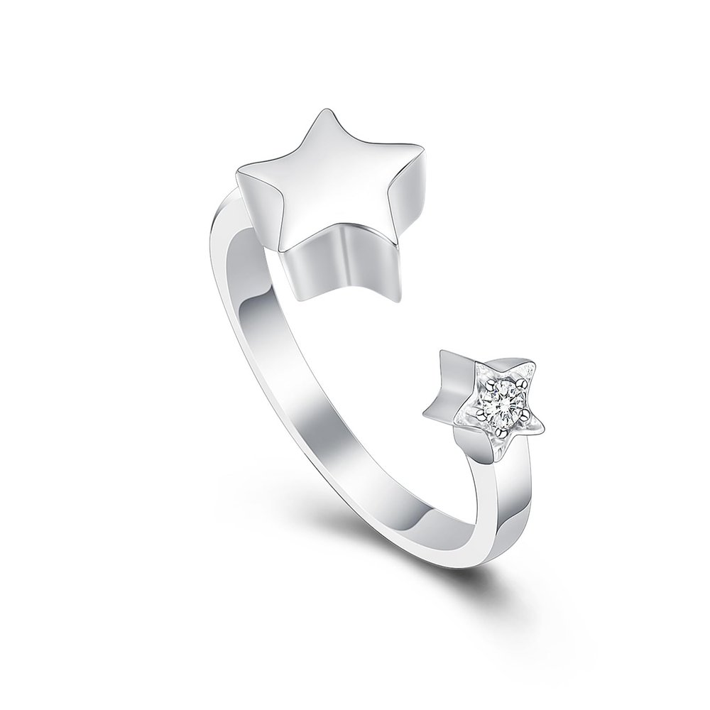 QGJNSGC Urn Ring for Ashes Star Memorial Cremation Jewelry Bereavement Stainless Steel Keepsake Urn Ring Ash for Men Women Gifts (Silver-9#)