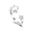 QGJNSGC Urn Ring for Ashes Star Memorial Cremation Jewelry Bereavement Stainless Steel Keepsake Urn Ring Ash for Men Women Gifts (Silver-9#) view 1