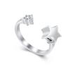 QGJNSGC Urn Ring for Ashes Star Memorial Cremation Jewelry Bereavement Stainless Steel Keepsake Urn Ring Ash for Men Women Gifts (Silver-9#) view 2