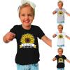 AIMAOMI Girls T Shirts Short Sleeve Round Neck Loose Blouse Summer Solid Color Casual Girl Tee Tops (Black, 6-8 Years) view 1