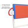 YLQFGUVWK Table Tennis Rebound Board 360 Adjustable Self-Training Equipment Table Tennis Rebound Machine Indoor Training Equipment Sturdy Steel Frame and Wheels (Standing Desktop Double Stand) view 4