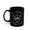 Mt Leconte Summit Club Mug Mountain Hiker Hiking Pole Tennessee Trekker Walking Nature Outdoor (15 oz) view 1