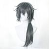 SCORRO Shiina Niki Cosplay Wig, Long Gray Blue Mixed Ponytail Wigs, Anime Game Ensemble Stars Men Costume Replacement Wigs Hair Cos Cute Wig for Party Carnival Comic Exhibition view 1