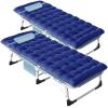 DoCred Folding Camping Cot with Mattress, 2 Pack Heavy Duty Folding Cot for Adults, Portable Sleeping Cot Bed Adults Outdoor Bed with Carry Bag, Travel Camp Cots view 1