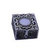 KSTZGTA Rosary Beads Box Necklace Metal Christian Catholic Religious Jewelry For Case Storage Organizer Home Decorations For Bedroom, Ancient bronze view 3