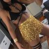 Haounlai Belly Dance Waist Chain Sequins Tassels Waist Chain Sexy Skirt bar Disco Performance Indian Dance, 3 layers view 2