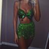 Haounlai Belly Dance Waist Chain Sequins Tassels Waist Chain Sexy Skirt bar Disco Performance Indian Dance, 3 layers view 3