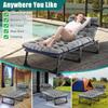 DoCred Folding Camping Cot with Mattress, 2 Pack Heavy Duty Folding Cot for Adults, Portable Sleeping Cot Bed Adults Outdoor Bed with Carry Bag, Travel Camp Cots view 4