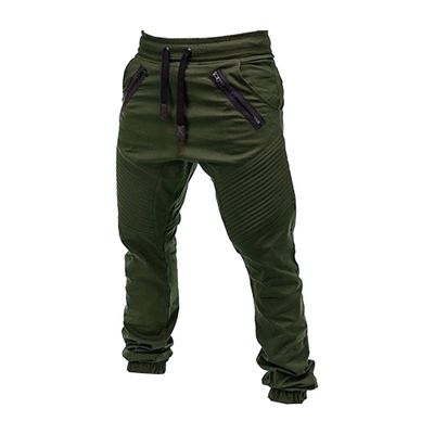 Maiyifu-GJ Men Fashion Joggers Cargo Pants Elastic Waist Multi-Pockets Sweatpants Lightweight Casual Athletic Hiking Trousers (Army Green,3X-Large)