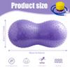 CNAFGBGG 1PC Peanut Ball 35x18 Inch Anti Burst Peanut Exercise Ball with a Air Thicken PVC Peanut Ball for Kids Therapy Pregnancy Portable Yoga Ball for Home Gym Fintness Style1 view 3