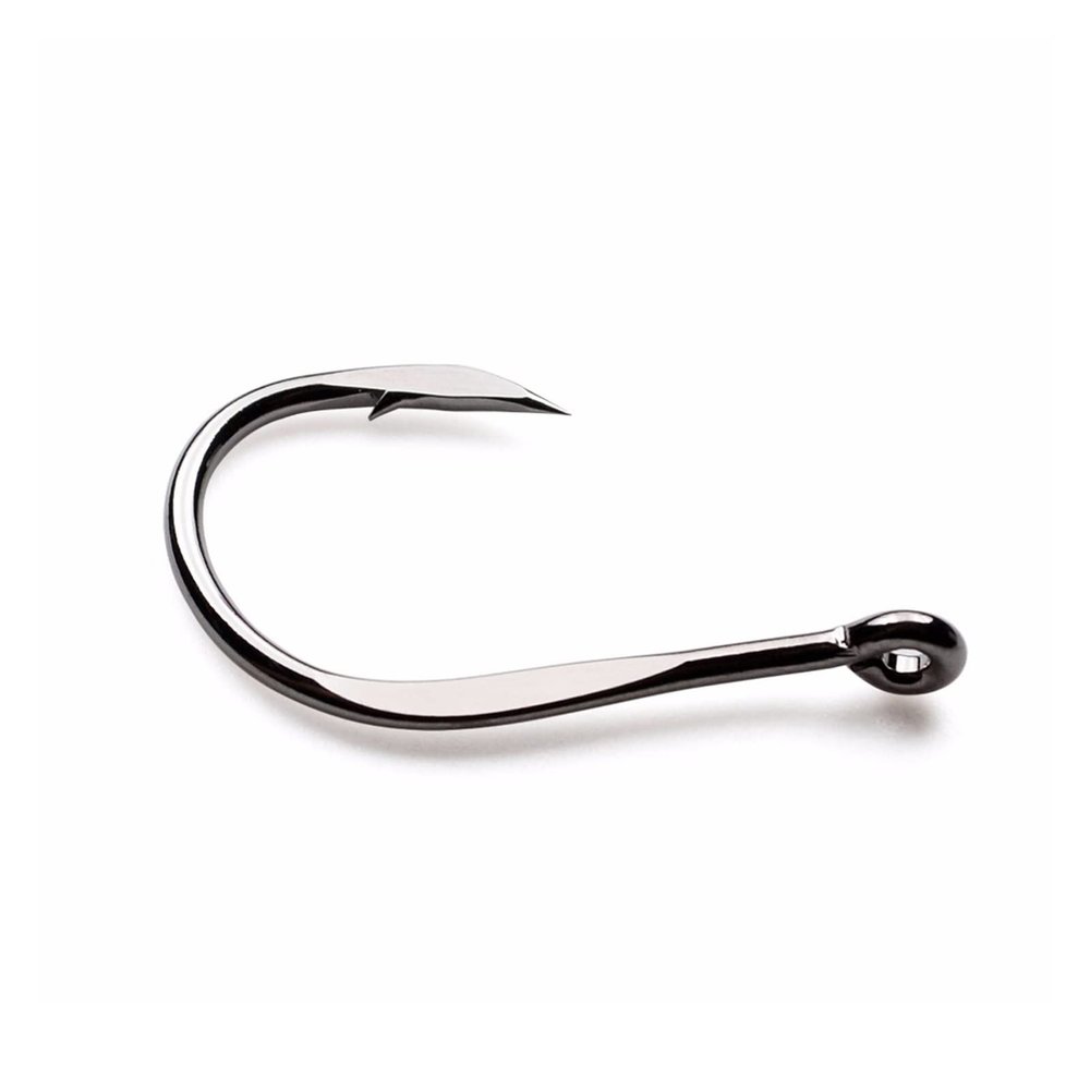 HEAIQI Fishing Hooks 1 Pack Fishing Hooks Extra Strong Ring Forged Stainless Steel Big Game Sharp Tuna Catfish Fish Hook Hight Quality Fishing Tool Kit Fishing Supplies (Color : Size1, Size : 1 PCS)