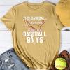 NineFit Basics Womens 2024 T Shirt This Baseball Grandma Loves Her Baseball Boys Tops Grandma Baseball T-Shirts Funny Mothers Day Shirt Mommy Shirts Loose Comfy Cute Print Blouse Tops Yellow, 3X-Large view 4