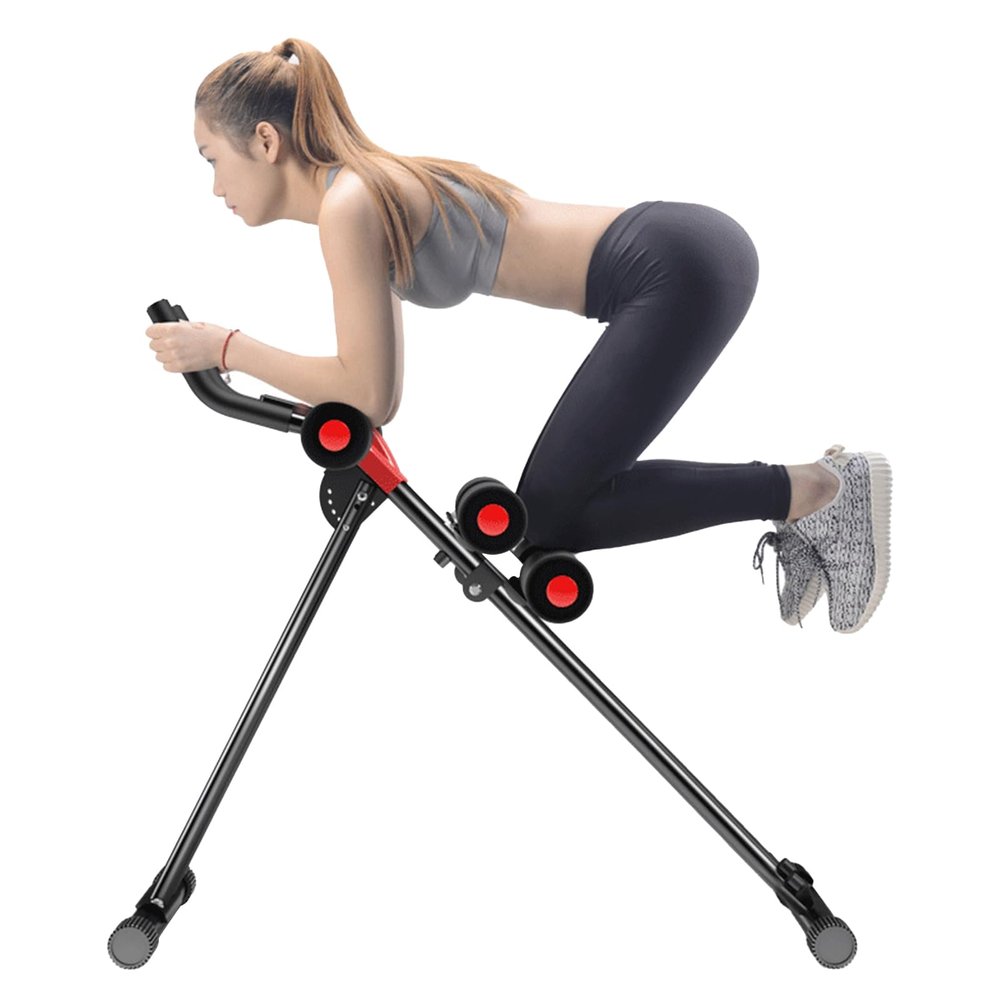 Worparsen Ab Crunch Coaster,AB Workout Equipment,Multi-Functional Exercise Equipment for Home Gym,Height Adjustable Abs Workout,Full Body Fitness Machine Suitable for Beginner,from USA Fast Arrival R