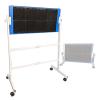 YLQFGUVWK 8 Rubber Table Tennis Rebound Boards, Standing Tabletop Double Brackets, 360 Adjustable Mobile Rebound Machine Indoor Training Equipment view 1