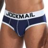 JOCKMAIL Men's Underwear Briefs Mens Cotton Classics Briefs Men's Briefs Breathable Comfortable (US, Alpha, XX-Large, Regular, Regular, Navy) view 2
