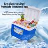 LCBDYLR Portable Small Insulated Cooler,Camping Cooler,Great for Beach, Picnic, Camping, Tailgating, Groceries, Boating, & More 38L Blue view 2