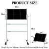 XLTFUC Table Tennis Rebound Board,Professional Table Tennis Return Board,Return Board Training Device,with Adjustable Universal Wheels,Suitable for Home Gyms and Schools view 2