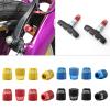 KSTZGTA 4PCS Road Bike M6 Brake Shoes Screw Aluminum-Alloy Fixed Nut Ultralight Bicycles V-Brake Block Nut Bicycles Part Brake Pad Bolts, Blue view 3