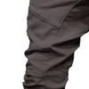 Maiyifu-GJ Mens Casual Cargo Joggers Pants Multi-Pockets Drawstring Sweatpants Lightweight Running Training Athletic Trousers (Dark Grey,X-Large) view 3