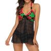 Zakqeik Sexy Bikinis for Women 2-Piece Bikini Saint Kitts and Nevis Flag Swimsuits Bathing Swimwear Triangle Bathing Suit XL view 3
