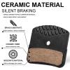 BUCKLOS 2 Pairs BL-04S Disc Brake Pads for Ceramic Shimano H03A H03C D02S D03S and IIIPRO Bike Centerlock Disc Brake Rotor 160mm view 3
