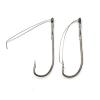 HEAIQI Fishing Hooks 10 Pcs/Box Weedless Barbed Fishhook Fishing Hook Reusable Bass Single Hook Lure Bait Holder Fish Tackle Accessories Fishing Tool Kit Fishing Supplies (Size : 4.7x1.6cm) view 1