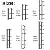 3/4/5/6/7/8 Layer Yoga Mat,Yoga Mat Holder,Exercise Mats Holder Wall Mount, Gym Hanging Foam Roller,Yoga Mat Storage Rack,Metal Display Shelf, for School,Studio,White-135cm/53.1in view 4