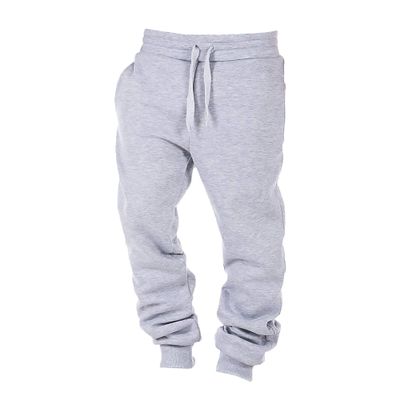 Maiyifu-GJ Men's Drawstring Tapered Sweatpants Casual Loose Joggers Pants Lightweight Running Training Athletic Long Trousers (Light Grey,4X-Large)