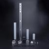 YUDIZWS Metal Lightsaber Scabbard Portable Storage Case,Adjustable Length Protective Sheath for Lightsabers 1" in Diameter or Smaller,Silver view 3