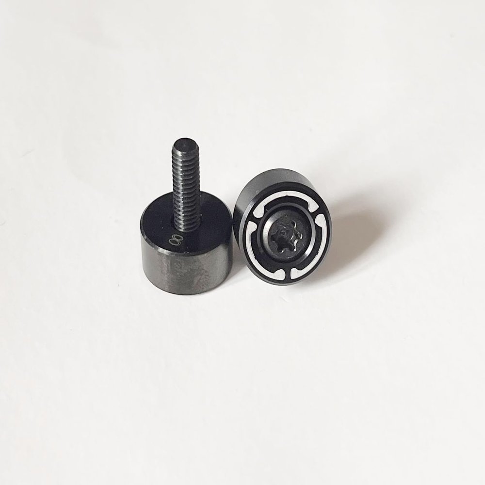 DREE 2pc Golf Weight Screw Compatible Fit for 2024 Taylormade QI10, QI10 Max Driver, QI10 Tour Hybrid Clubs 3g 4g 5g 6g 7g 8g (10g+ 12g), Black