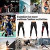 DEHAHA Men's Skull Gym Bodybuilding Yoga Leggings Pants for MMA Gifts,XX-Large Grey view 4