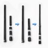 YUDIZWS Lightsaber Scabbard Plastic+ Metal Lightsaber Protective Sheath,Adjustable Length Lightsabers Accessories Storage Case,Black view 4