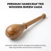 KNK GADA FITNESS BAR INDIAN CLUB BHEEM MACE SHOULDER EQUIPMENT MEEL KARLA KATAI FITNESS DURABLE WOODEN EQUIPMENT (4 to 5 KG) view 2