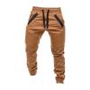 Maiyifu-GJ Men Fashion Joggers Cargo Pants Elastic Waist Multi-Pockets Sweatpants Lightweight Casual Athletic Hiking Trousers (Khaki,X-Large) view 1